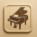 icon_art_piano_embossed icon preview