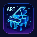 icon_art_piano_futuristic icon preview
