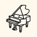 icon_art_piano_line_art icon preview