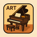 icon_art_piano_retro icon preview