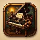 icon_art_piano_steampunk icon preview