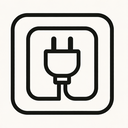 icon_art_plug_monochrome icon preview