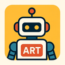 icon_art_robot_flat_design icon preview