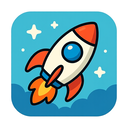 icon_art_rocket_cartoon icon preview