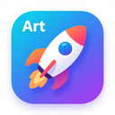icon_art_rocket_gradient icon preview