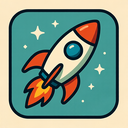 icon_art_rocket_retro icon preview