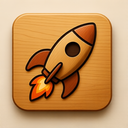 icon_art_rocket_wooden icon preview