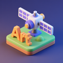 icon_art_satellite_3d_isometric icon preview