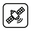 icon_art_satellite_monochrome icon preview