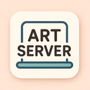 icon_art_server_flat_pastel icon preview
