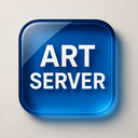 icon_art_server_glassy icon preview