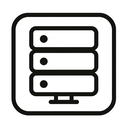 icon_art_server_monochrome icon preview