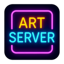 icon_art_server_neon icon preview