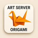 icon_art_server_origami icon preview