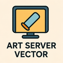 icon_art_server_vector icon preview