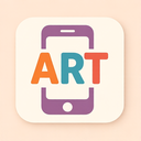 icon_art_smartphone_flat_pastel icon preview