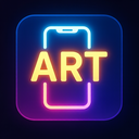 icon_art_smartphone_glow_effect icon preview