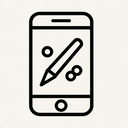 icon_art_smartphone_monochrome icon preview