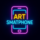 icon_art_smartphone_neon icon preview