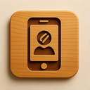 icon_art_smartphone_wooden icon preview