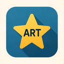 icon_art_star_flat_design icon preview