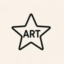icon_art_star_minimal_outline icon preview