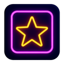 icon_art_star_neon icon preview