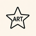 icon_art_star_outline icon preview