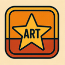 icon_art_star_retro icon preview