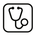 icon_art_stethoscope_monochrome icon preview
