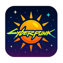 icon_art_sun_cyberpunk icon preview