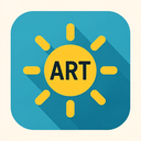 icon_art_sun_flat_design icon preview