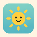 icon_art_sun_flat_pastel icon preview