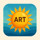 icon_art_sun_iconic icon preview