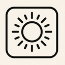 icon_art_sun_monochrome icon preview
