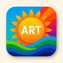 icon_art_sun_vibrant_colors icon preview