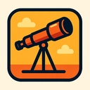 icon_art_telescope_bold icon preview