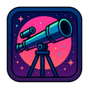 icon_art_telescope_cyberpunk icon preview