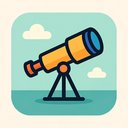 icon_art_telescope_flat_pastel icon preview