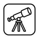 icon_art_telescope_line_art icon preview