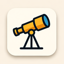 icon_art_telescope_modern icon preview