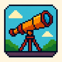 icon_art_telescope_pixel_art icon preview