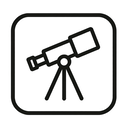 icon_art_telescope_thin icon preview