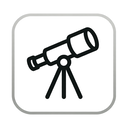 icon_art_telescope_transparent icon preview