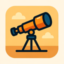 icon_art_telescope_vector icon preview