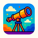 icon_art_telescope_vibrant_colors icon preview