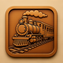 icon_art_train_embossed icon preview