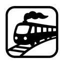 icon_art_train_monochrome icon preview