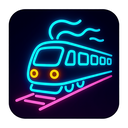 icon_art_train_neon icon preview