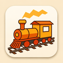 icon_art_train_origami icon preview